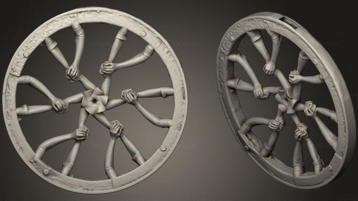 Geometric shapes (Wheel Of Life, SHPGM_0848) 3D models for cnc